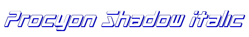 Procyon Shadow Italic 