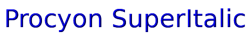 Procyon SuperItalic 