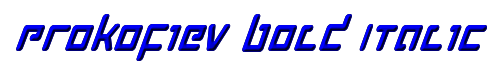Prokofiev Bold Italic 