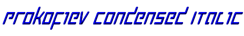 Prokofiev Condensed Italic 