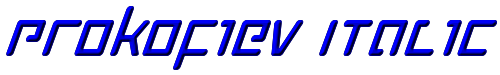 Prokofiev Italic 