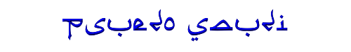 Click to use Psuedo Saudi Psuedo Saudi