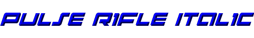 Pulse Rifle Italic 
