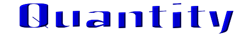 Quantity 