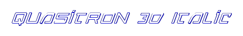 Quasitron 3D Italic 