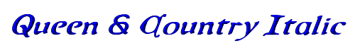 Queen & Country Italic 