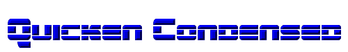 Quicken Condensed 