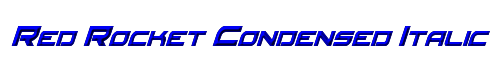 Red Rocket Condensed Italic 