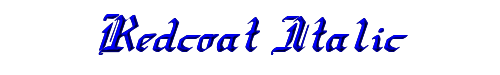 Redcoat Italic 