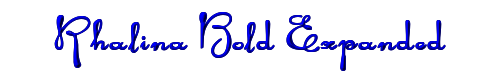 Rhalina Bold Expanded 