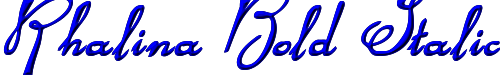 Rhalina Bold Italic 