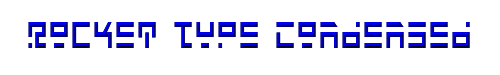 Rocket Type Condensed 