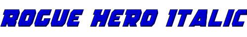 Rogue Hero Italic 