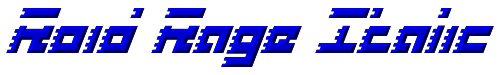 Roid Rage Italic 