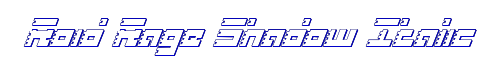 Roid Rage Shadow Italic 