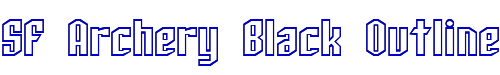 Click to use SF Archery Black Outline SF Archery Black Outline