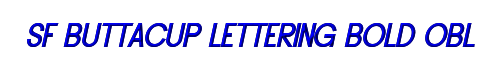 Click to use SF Buttacup Lettering Bold Oblique SF Buttacup Lettering Bold Oblique