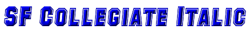 SF Collegiate Italic 