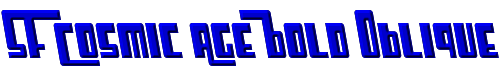 SF Cosmic Age Bold Oblique 