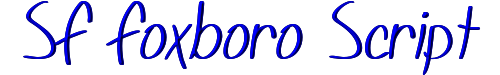 SF Foxboro Script 