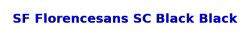 SF Florencesans SC Black Black 