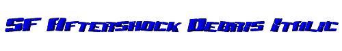 SF Aftershock Debris Italic 