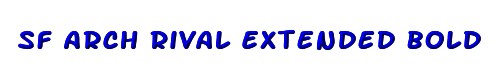 SF Arch Rival Extended Bold 