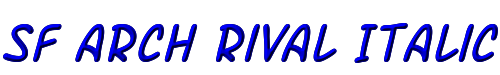 SF Arch Rival Italic 
