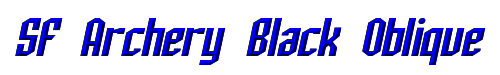 SF Archery Black Oblique 