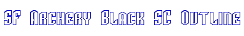 SF Archery Black SC Outline 