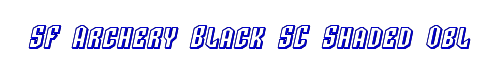 SF Archery Black SC Shaded Oblique 