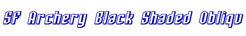 SF Archery Black Shaded Oblique 