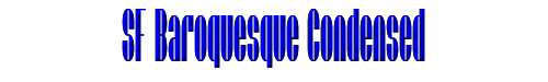 SF Baroquesque Condensed 
