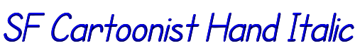 SF Cartoonist Hand Italic 