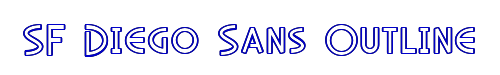 SF Diego Sans Outline 