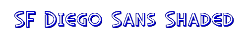 SF Diego Sans Shaded 