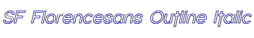 SF Florencesans Outline Italic 
