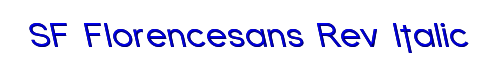 SF Florencesans Rev Italic 