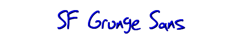 SF Grunge Sans 