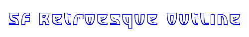 SF Retroesque Outline 