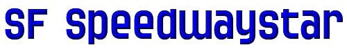 SF Speedwaystar 