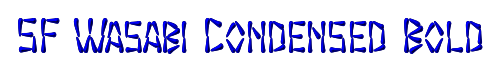 SF Wasabi Condensed Bold 