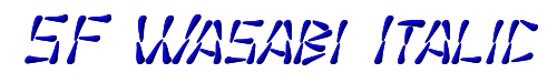 SF Wasabi Italic 