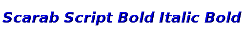 Click to use Scarab Script Bold Italic Bold Italic Scarab Script Bold Italic Bold Italic
