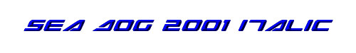 Sea Dog 2001 Italic 