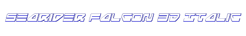 Searider Falcon 3D Italic 