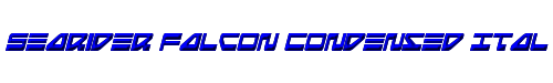 Searider Falcon Condensed Italic 