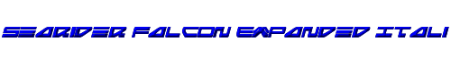 Searider Falcon Expanded Italic 