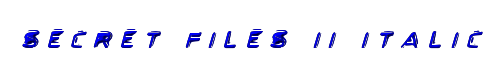 Secret Files II Italic 