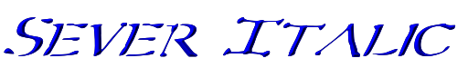 Sever Italic 
